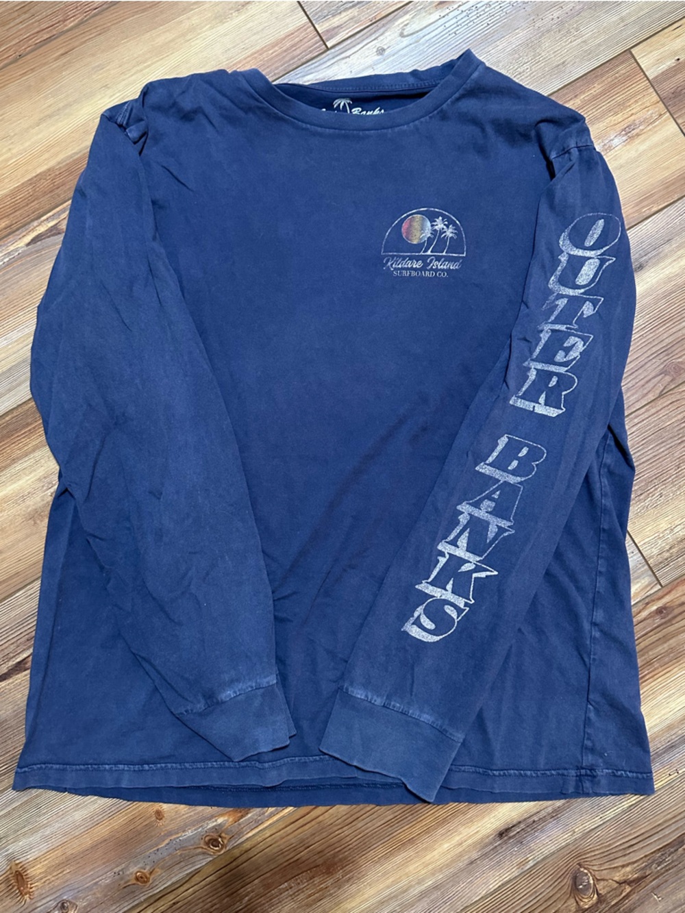 Men's Long Sleeve Tee - Navy